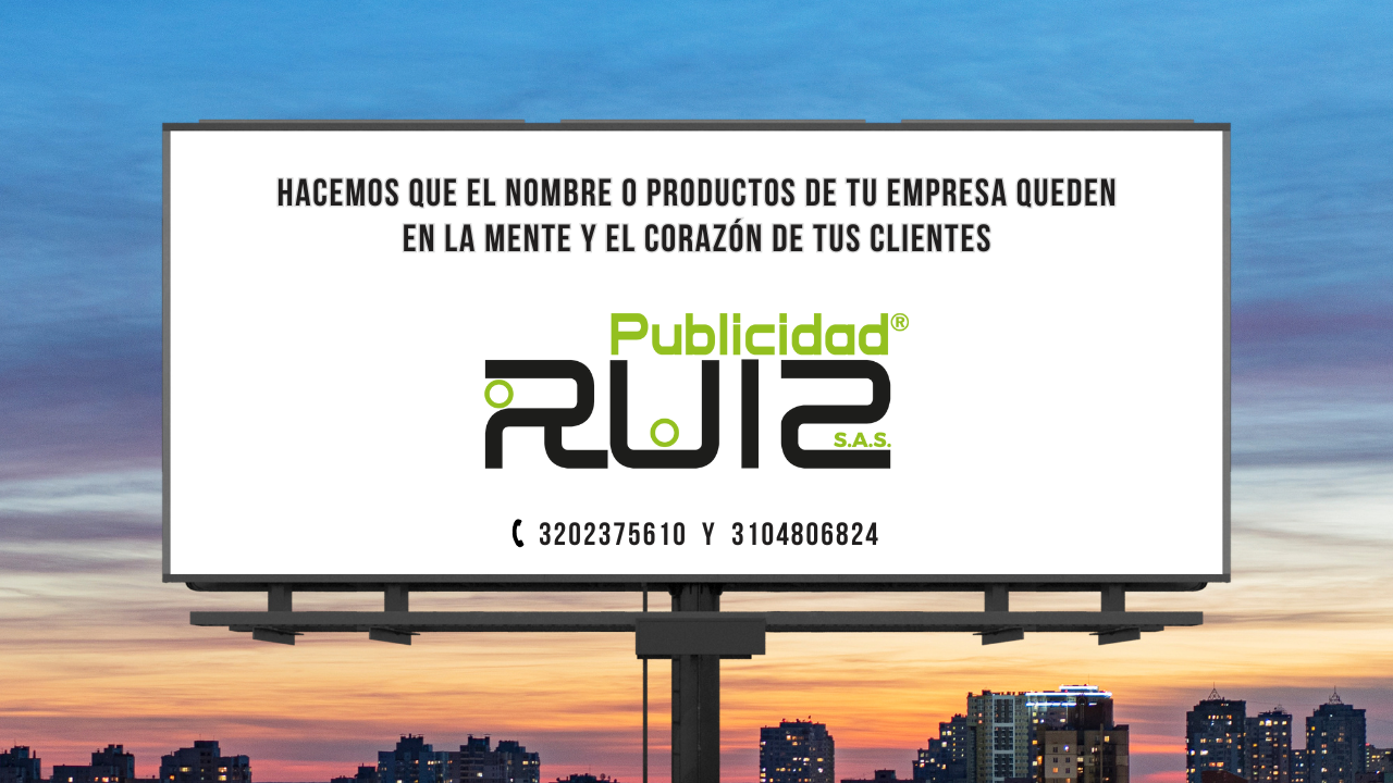 Ofrecemos soluciones publicitarias con nuestras vallas